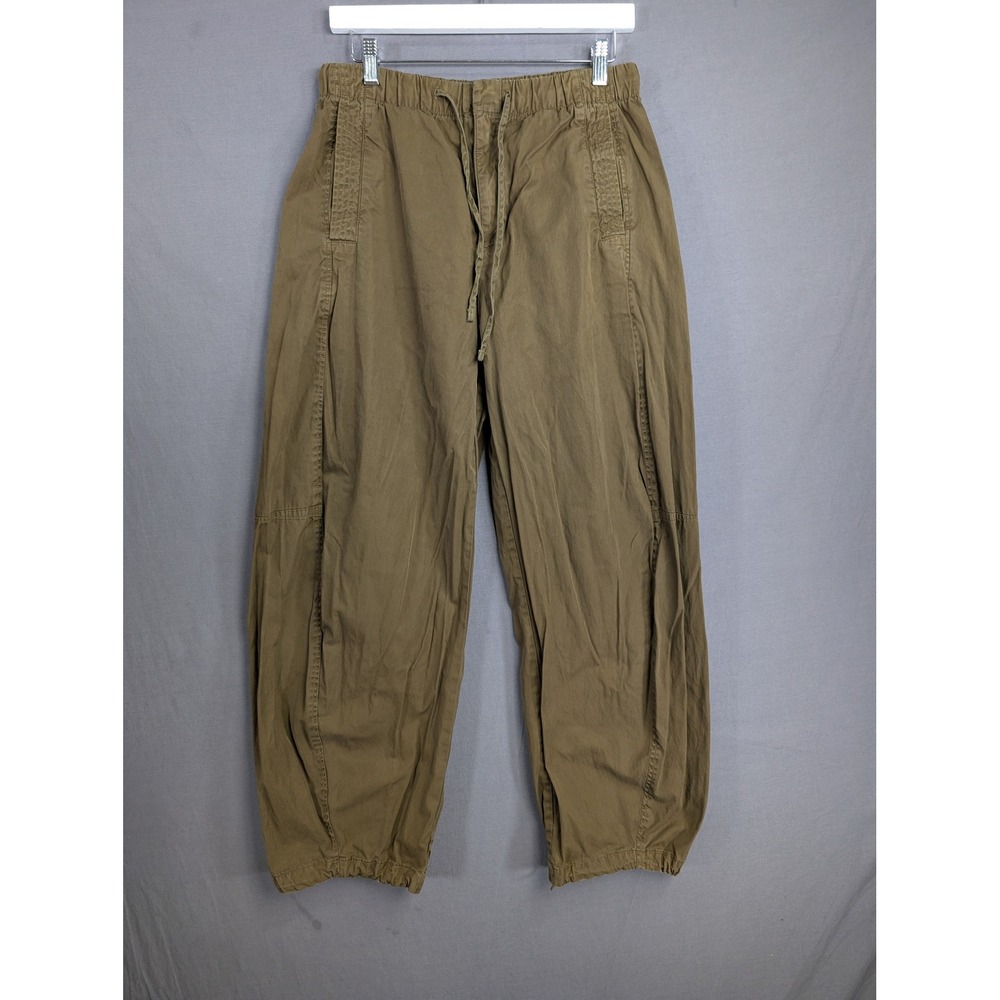 Gap Barrel Parachute Dark Olive Cotton Pants XS S/771394-03